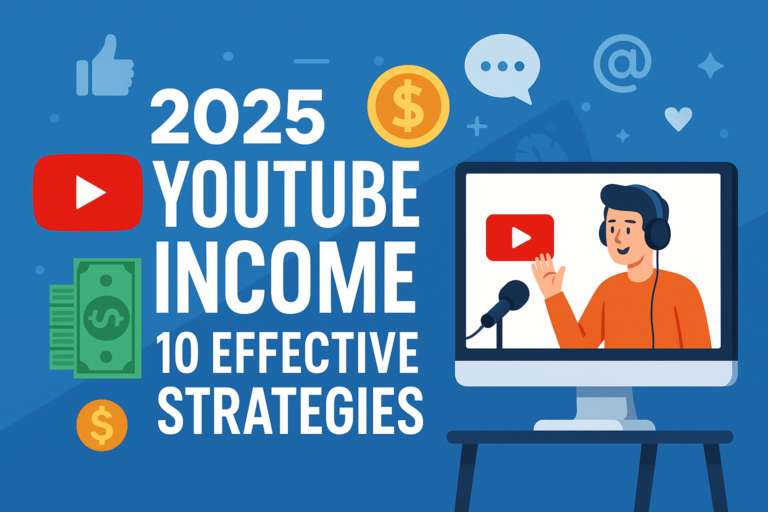 How to Make Money on YouTube 2025- 10 Effective Strategies